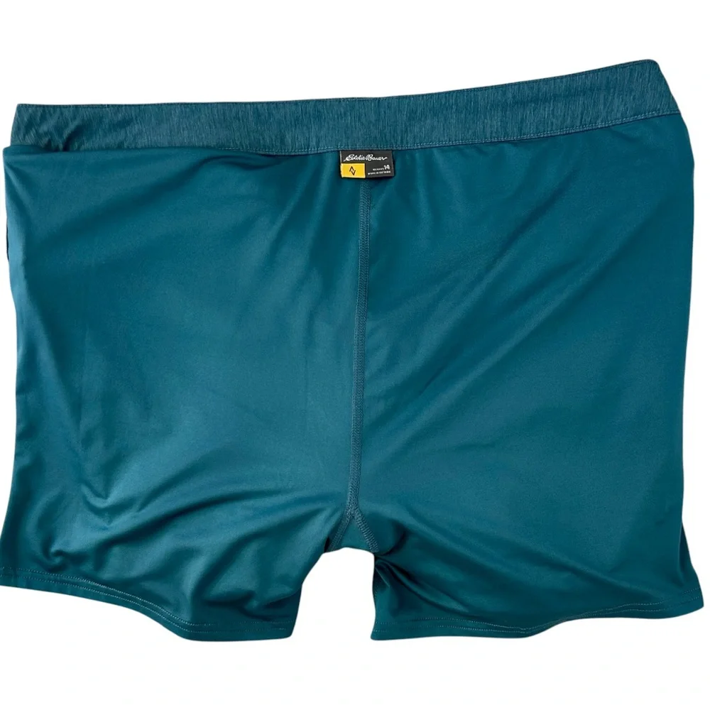 EDDIE BAUER Women’s Horizon Active Skort Teal Green Zip Pockets Moisture-wick L‎ - Picture 7 of 10